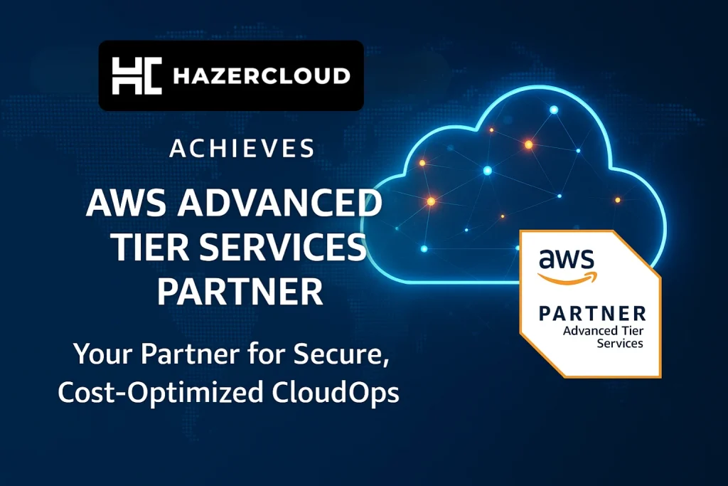 HAZERCLOUD AWS Advanced Partner achievement image