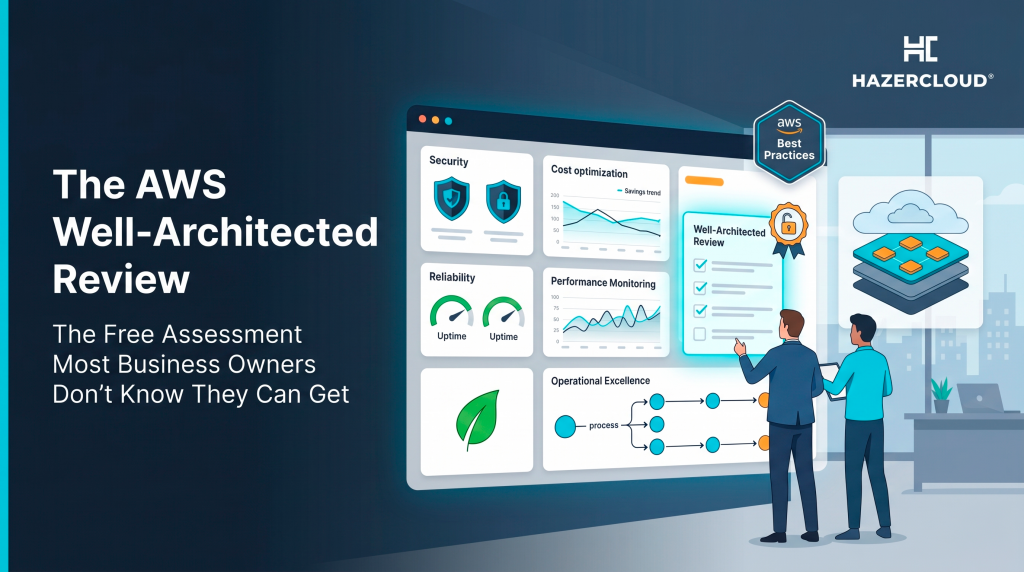 AWS Well-Architected Review for cloud security, reliability, and AWS cost optimization.
